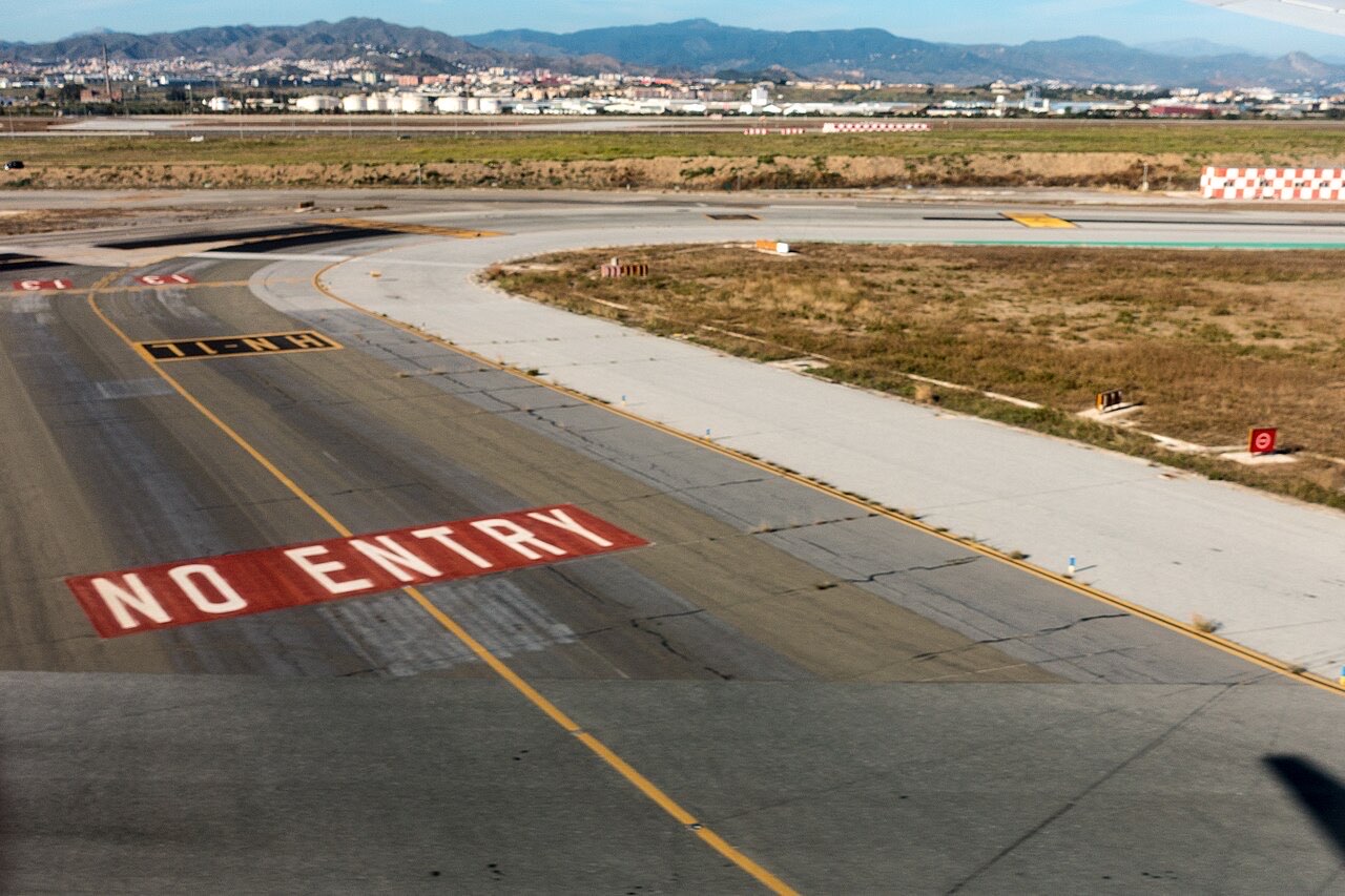 Terminal of Málaga airport AGP